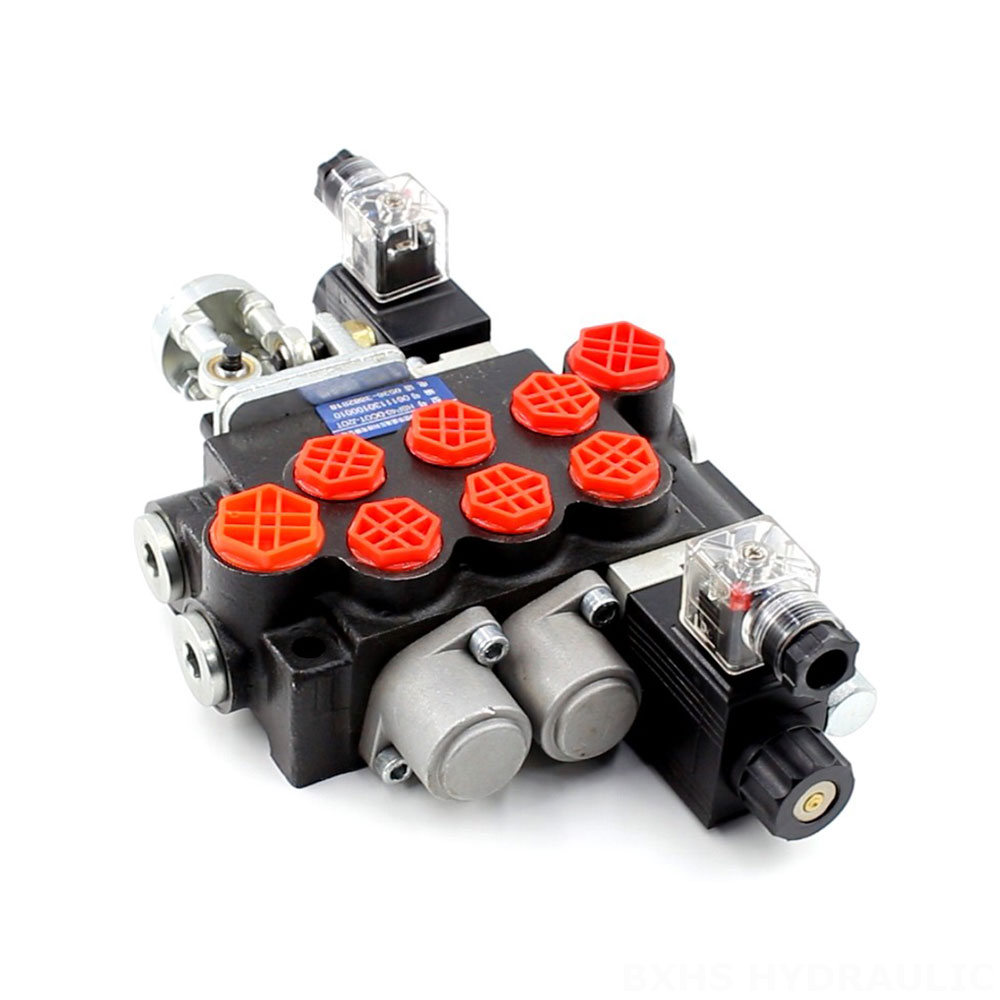 P40 Solenoide e joystick 3 Spool Valvola direzionale monoblocco cover photo